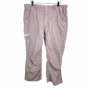 Simms Guide Series Women's Nylon Outdoors Fishing Pants Light Brown Size XL